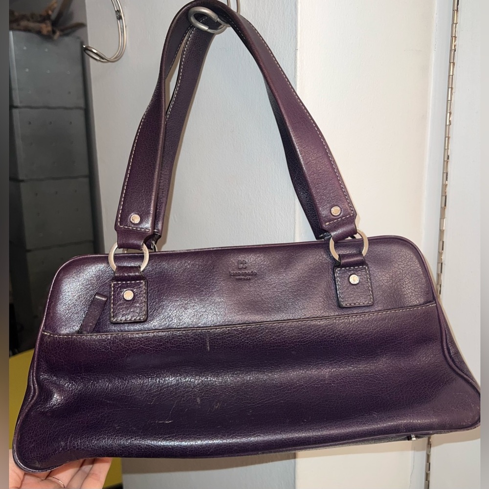 Kate Spade Purple Leather Satchel
